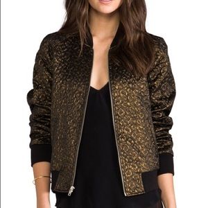 Amanda Uprichard Jacquard bomber jacket